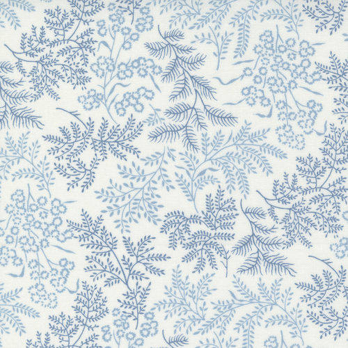 Nantucket Summer Cream Blue 55261 34 Quilting Fabric
