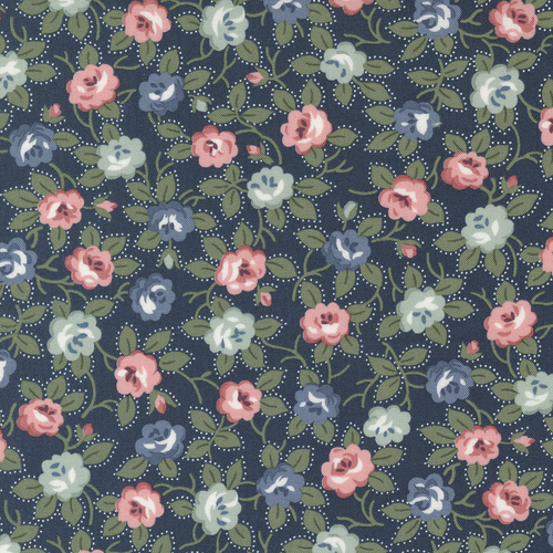 Sunnyside Blooming Navy 55281 12 Small Floral