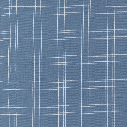 Shoreline Plaid Checks Medium Blue 55302 13 Quilting Fabric