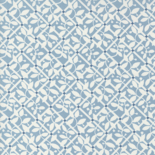 Shoreline Lattice Checks Light Blue 55303 12 Quilting Fabric