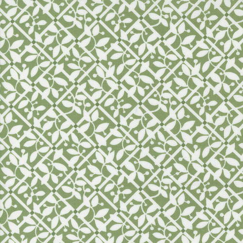 Shoreline Lattice Checks Green 55303 15 Quilting Fabric
