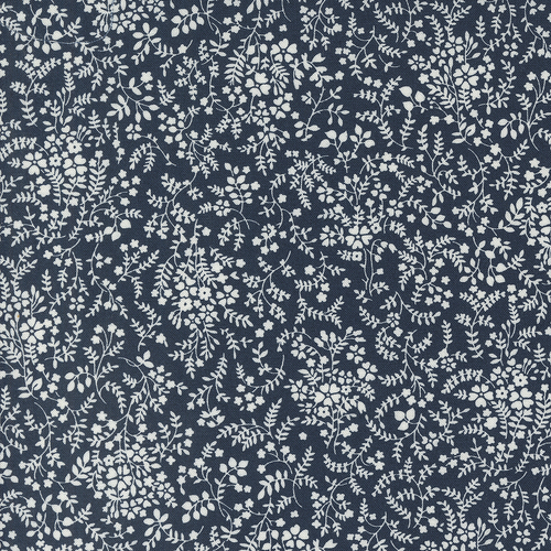 Shoreline Breeze Small Floral Navy 55304 24 Quilting Fabric