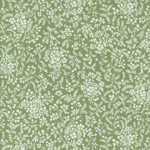 Shoreline Breeze Small Floral Green 55304 25 Quilting Fabric