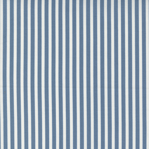 Shoreline Medium Blue 55305 13 Stripe Quilting Fabric