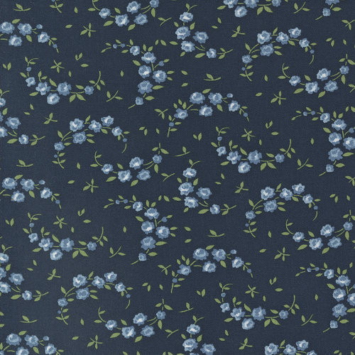 Shoreline Summer Small Floral Navy 55308 14 Quilting Fabric