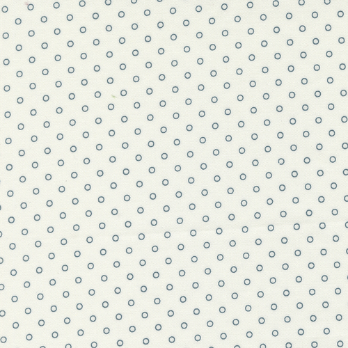 Rosemary Cottage Cream Navy 55318 11 Darling Dot Dots Quilting Fabric