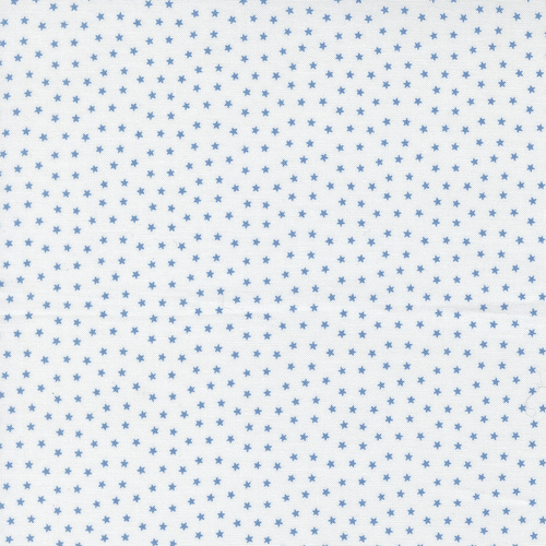 Blueprint White Blue 55337 11 Starlight Blenders Stars Quilting Fabric