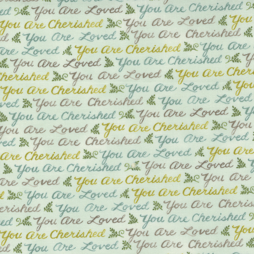 Effies Woods Mint M5601314 Patchwork Fabric 