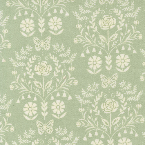 Kindness Sage 56152 30 Kindness Damask Quilting Fabric