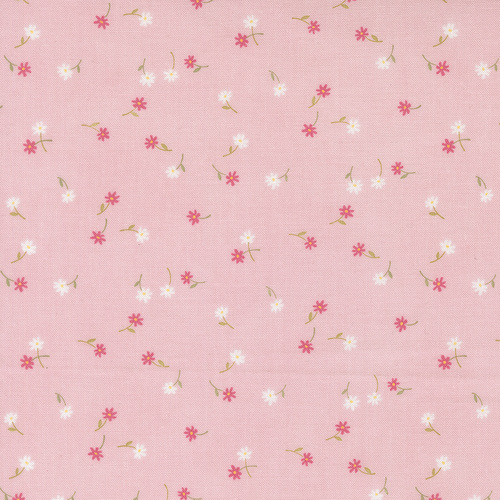 Kindness Pink Glass 56154 16 Fluttering Flowers Ditsy Quilting Fabric