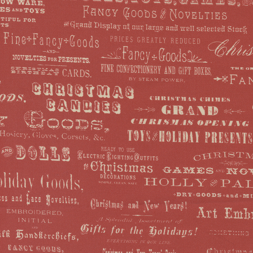 Christmas Faire Ruby Red Christmas M739612 Quilting Fabric