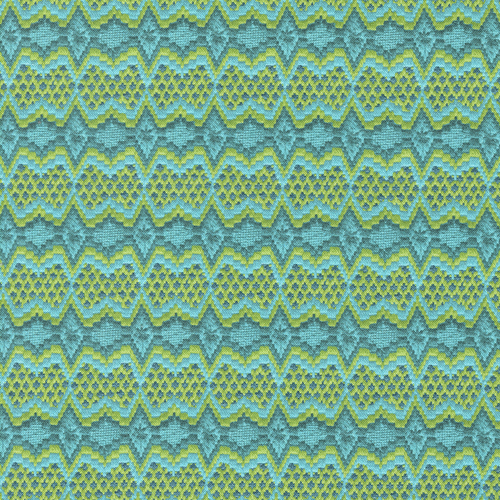 Vintage Soul Teal 7435 17 Crewel Stripe Needlepoint Embroidery