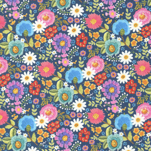 Vintage Soul Horizon 7436 21 Ditsy Floral Florals Crewel Embroidery