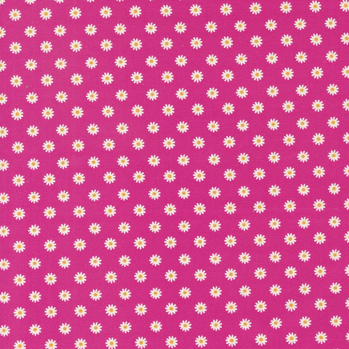 Vintage Soul Hot Pink 7439 20 Daisy Dot Ditsy Floral Dot
