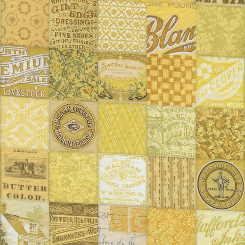Curated In Color Yellow 7461 14 Patchwork Patchwork Fabric