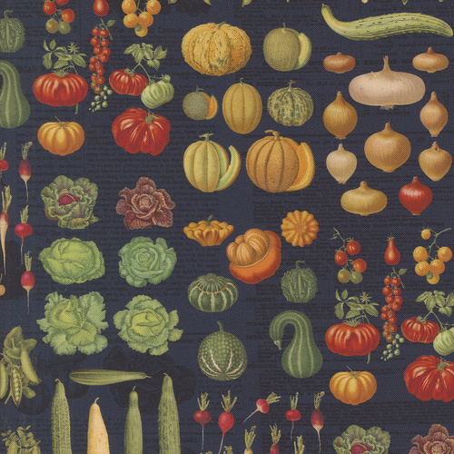 Farm & Garden Indigo 7472 16 Harvest Flat Lay Novelty Vegetables