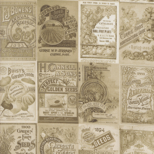 Farm & Garden Toast 7476 12 Seed Catalogue Novelty Packets