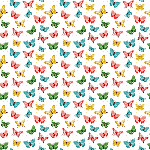 Matilda Aunt Bea White MA25107 Quilting Fabric