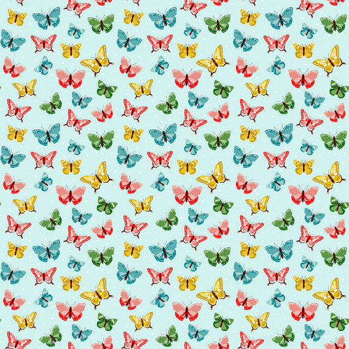 Matilda Aunt Bea Blue MA25109 Quilting Fabric