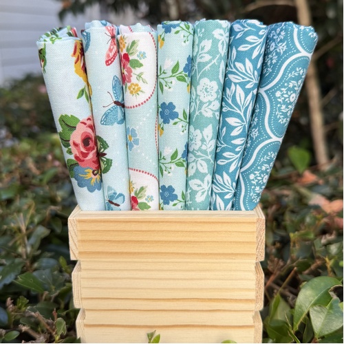 Matilda Blue & Teal 7-Piece Special Bundle | Poppie Cotton | Megelles