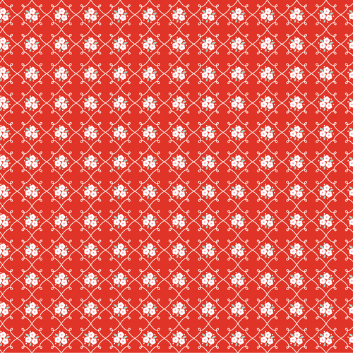 Market Day Rosie Fence Red MK24462 Quilting Fabric
