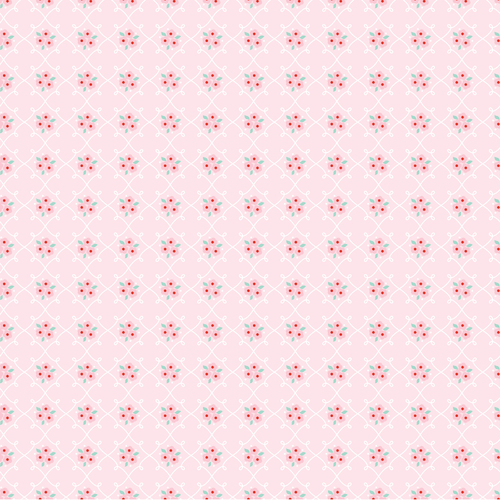 Market Day Rosie Fence Pink MK24463 Quilting Fabric