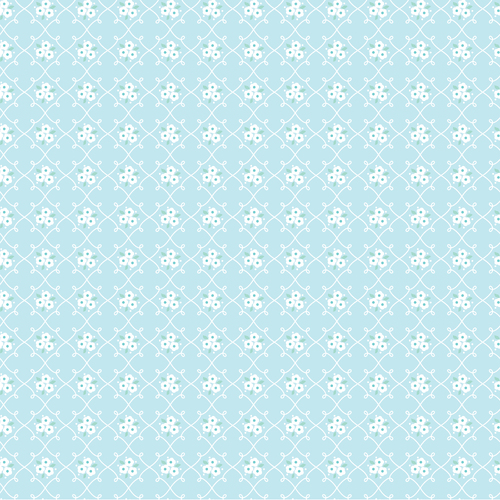 Market Day Rosie Fence Teal MK24464 Quilting Fabric