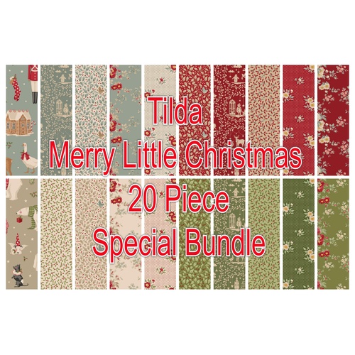 Tilda Merry Little Christmas 20 Piece Special Bundle 