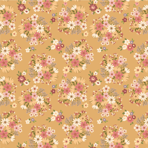 Nature Sings NS24103 Send Her Flowers Yellow Quilting Fabric