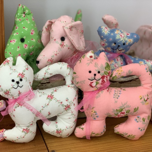 Barney Bessie Ben & Bunny Softies Pattern 