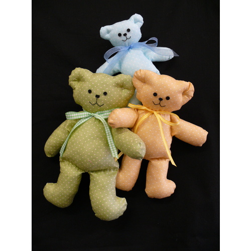 Three Softies Bear Pattern 