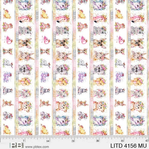 Little Darlings PB4156MU by Sillier than Sally Designs Quilting Fabric