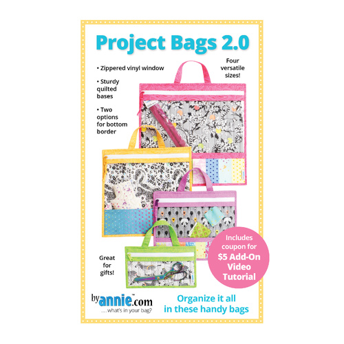 By Annie Patterns Project Bags 2.0