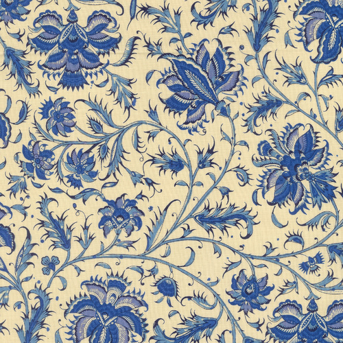 Petra Prins Dutch Heritage Gujarat PP1020 China Blue Quilting Fabric