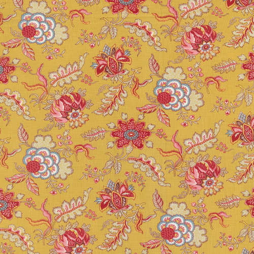 Petra Prins Dutch Heritage Pomegranate PP1022 Mustard Quilting Fabric