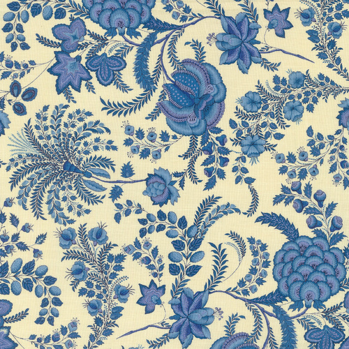 Petra Prins Dutch Heritage Indian Rhapsody PP2034 China Blue Quilting Fabric