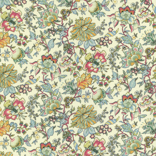 Petra Prins Dutch Heritage Botanical Garden PP2037 Sage Quilting Fabric