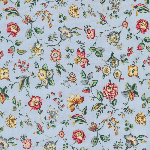 Petra Prins Dutch Heritage Spring Garden PP2044 Blue Quilting Fabric