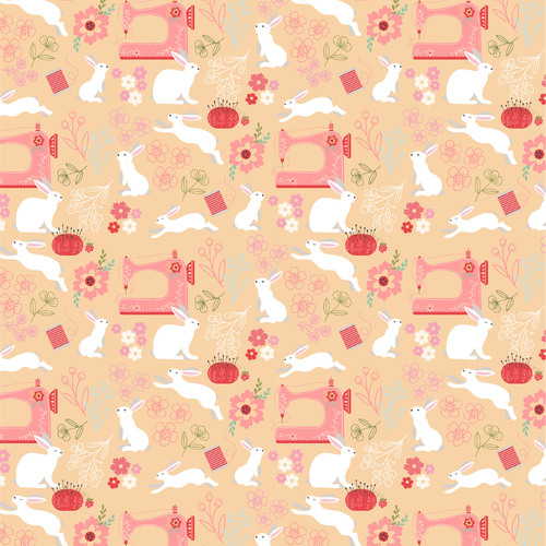 Poppies Patchwork Club PP23601 Beatric Cream