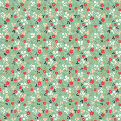 Poppies Patchwork Club PP23608 Jemima Mint