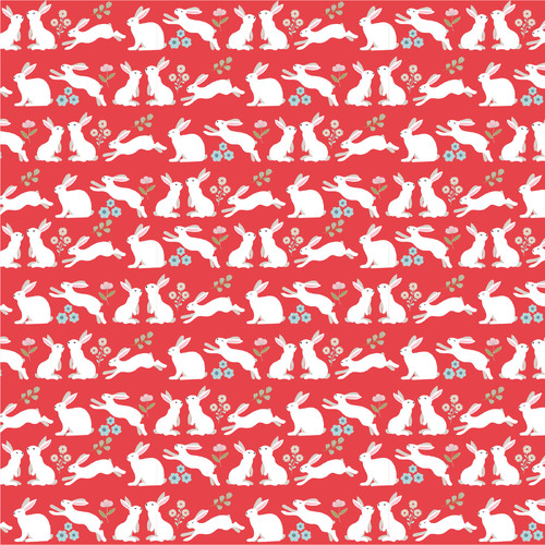 Poppies Patchwork Club PP23612 Peter Rabbit Red