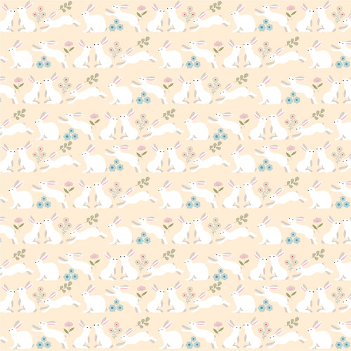 Poppies Patchwork Club PP23613 Peter Rabbit Cream