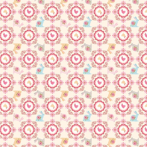 Poppies Patchwork Club PP23619 Flopsy & Mopsy Cream