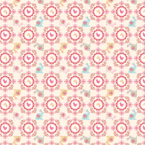 Poppies Patchwork Club PP23619 Flopsy & Mopsy Cream