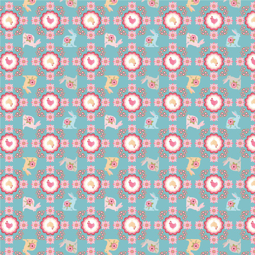 Poppies Patchwork Club PP23620 Flopsy & Mopsy Blue