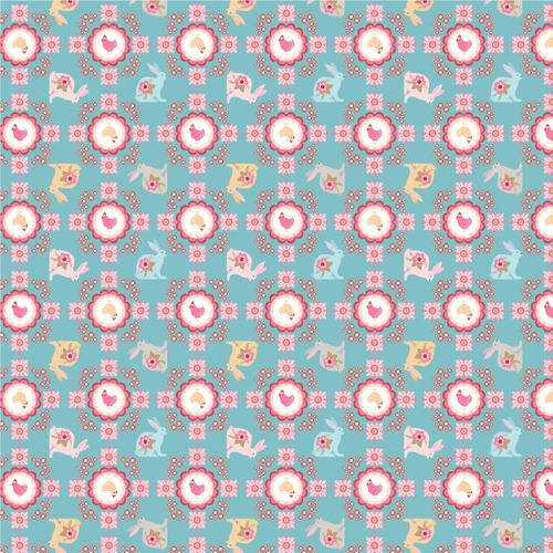 Poppies Patchwork Club PP23620 Flopsy & Mopsy Blue
