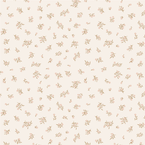 Primrose & Parsley Meadow Sprigs Beige PR26841 Quilting Fabric