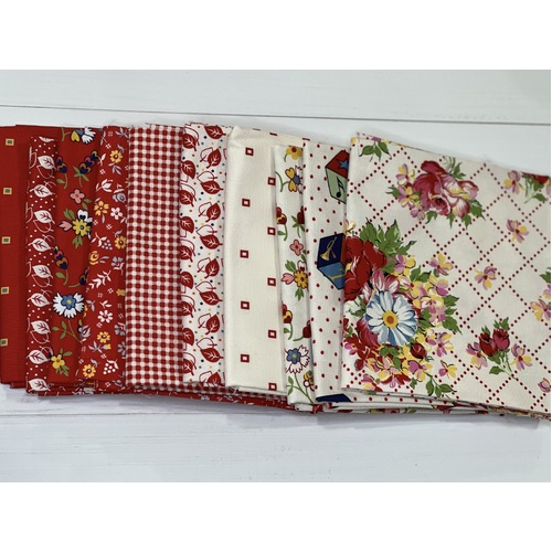 Picture Perfect Red 10 Piece Special Bundle (1/4m, 1/2m, 3/4m or 1m)