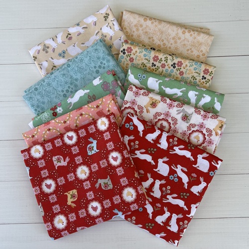 Poppies Patchwork Club MIXED 10 x 1/4m Piece Special Bundle 