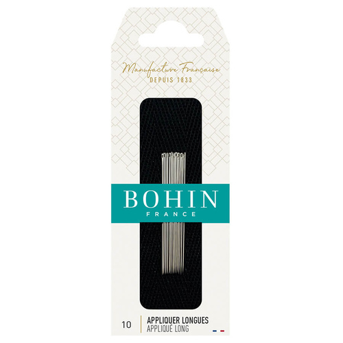 Bohin Applique Long Needle Plus Bead NO 10 X 15